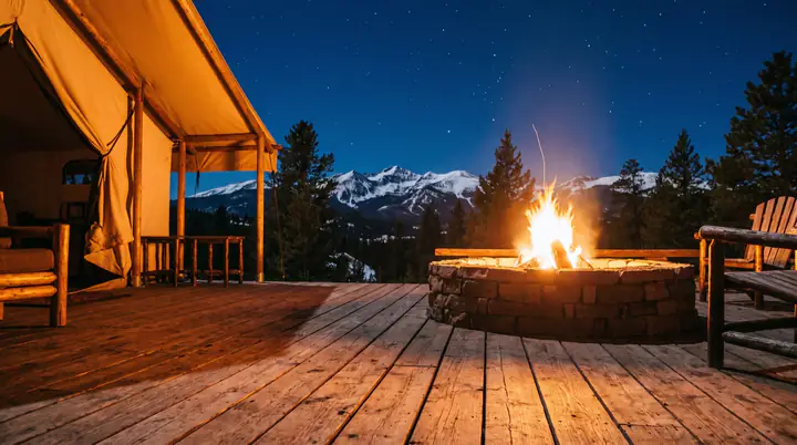 Fire pits & stargazing